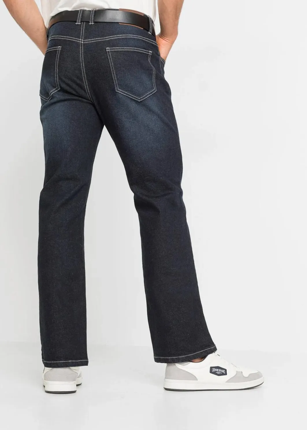 Herren bonprix Jeans|Große Größen|Regular-Fit-Jeans, Bootcut
