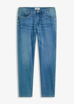 Herren bonprix Jeans|Große Größen|Regular-Fit-Jeans, Tapered