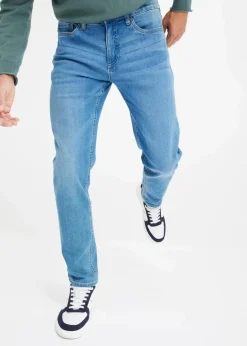 Herren bonprix Jeans|Große Größen|Regular-Fit-Jeans, Tapered