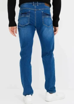 New Regular-Fit-Jeans, Tapered Herren Jeans|Große Größen