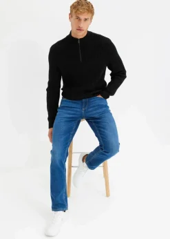 New Regular-Fit-Jeans, Tapered Herren Jeans|Große Größen