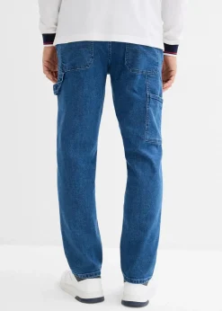 Online Relaxed Fit Carpenter-Jeans mit Komfortbund, Straight Herren Große Größen|Jeans