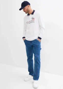 Online Relaxed Fit Carpenter-Jeans mit Komfortbund, Straight Herren Große Größen|Jeans