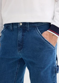 Online Relaxed Fit Carpenter-Jeans mit Komfortbund, Straight Herren Große Größen|Jeans