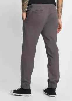 Best Relaxed Fit Chino-Stretch-Schlupfhose, Straight Herren Große Größen|Hosen