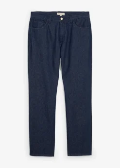 Herren bonprix Große Größen|Jeans|Relaxed Fit Jeans aus recyclingfähiger Bio-Baumwolle, Straight