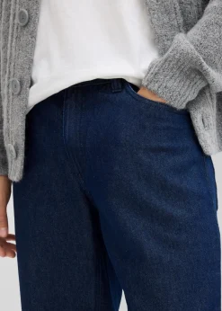 Herren bonprix Große Größen|Jeans|Relaxed Fit Jeans aus recyclingfähiger Bio-Baumwolle, Straight