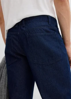 Herren bonprix Große Größen|Jeans|Relaxed Fit Jeans aus recyclingfähiger Bio-Baumwolle, Straight