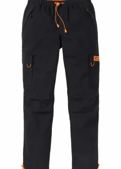 Herren bonprix Große Größen|Hosen|Relaxed Fit Schlupf-Cargohose, Straight