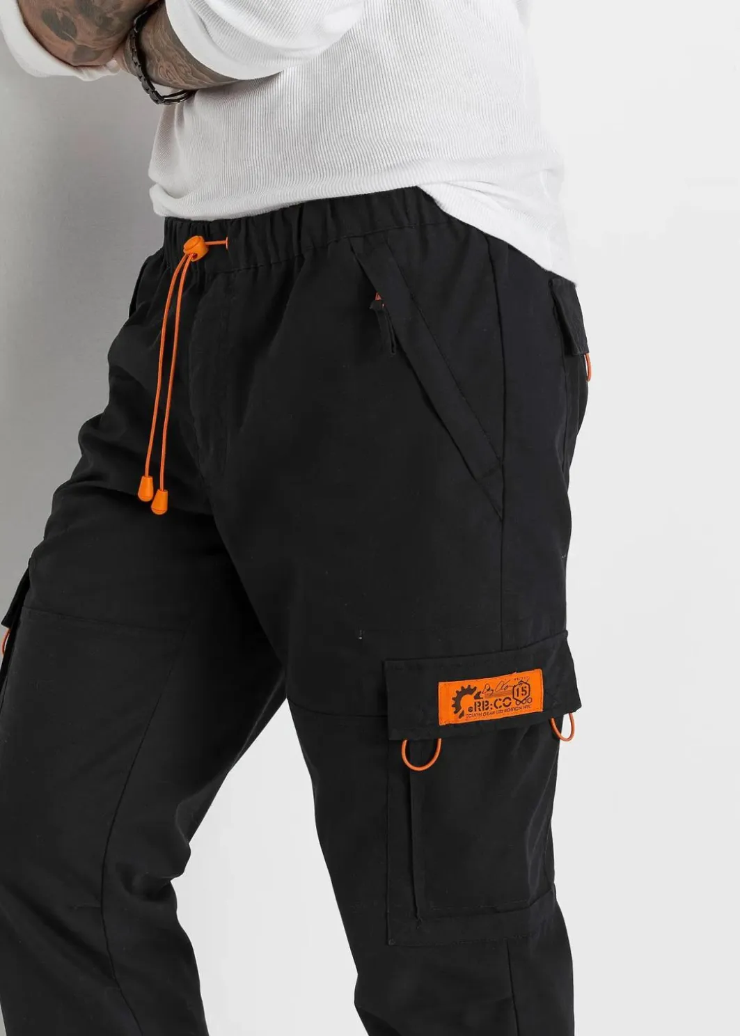 Herren bonprix Große Größen|Hosen|Relaxed Fit Schlupf-Cargohose, Straight