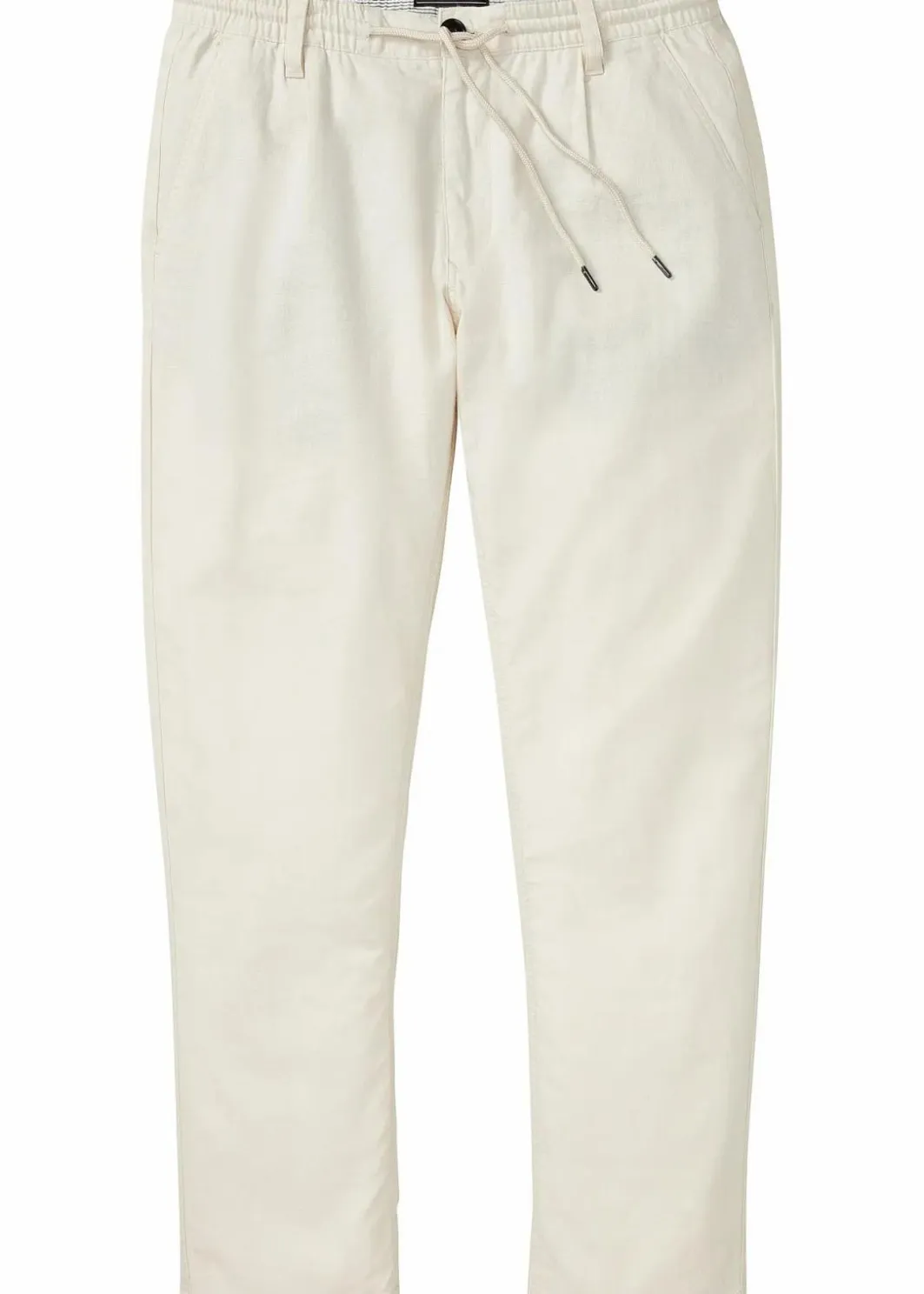 Herren bonprix Hosen|Große Größen|Relaxed Fit Schlupf-Hose aus luftigem Leinen-Mix, Straight