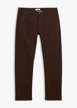 New Relaxed Fit Stretch-Chinohose mit Bio Baumwolle, Straight Herren Große Größen|Hosen