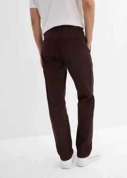 New Relaxed Fit Stretch-Chinohose mit Bio Baumwolle, Straight Herren Große Größen|Hosen