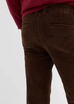 Best Relaxed Fit Stretch-Cordhose, Straight Herren Große Größen|Hosen