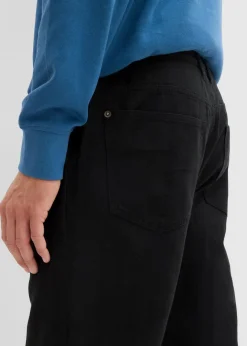 Clearance Relaxed Fit Thermohose mit Komfortbund, Straight Herren Hosen|Thermobekleidung
