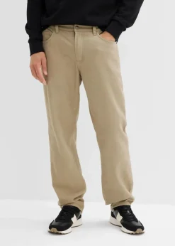 Hot Relaxed Fit Thermohose mit Komfortbund, Straight Herren Große Größen|Thermobekleidung