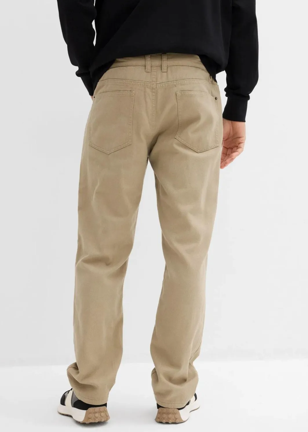 Hot Relaxed Fit Thermohose mit Komfortbund, Straight Herren Große Größen|Thermobekleidung