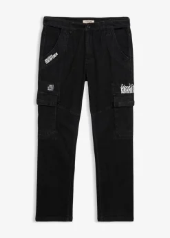 Herren bonprix Jeans|Relaxed-Fit Stretch-Jeans mit Bequembund, Straight