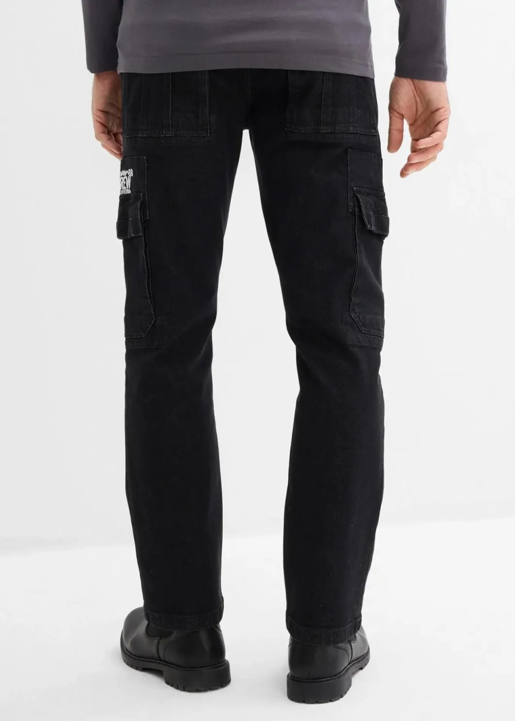 Herren bonprix Jeans|Relaxed-Fit Stretch-Jeans mit Bequembund, Straight
