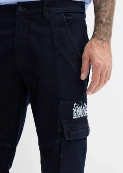 Hot Relaxed-Fit Stretch-Jeans mit Bequembund, Straight Herren Jeans