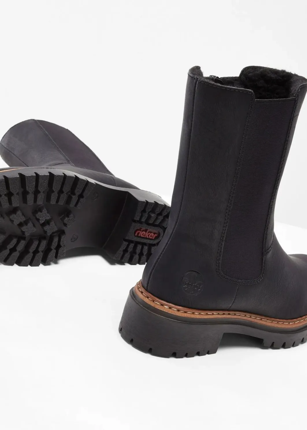 Damen Rieker High Heels|Komfortschuhe|Chelsea-Boots