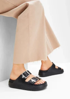 Discount Komfort-Plateau-Pantoletten mit leichter Sohle Damen High Heels|Komfortschuhe