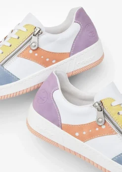Damen Rieker High Heels|Komfortschuhe|Komfort-Sneaker mit gepolsterter Innensohle