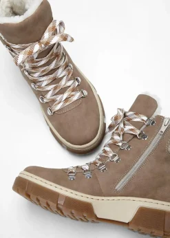 Damen Rieker High Heels|Komfortschuhe|Schnür Boot