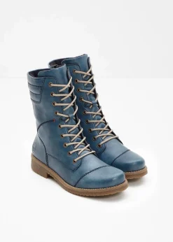 Damen Rieker High Heels|Komfortschuhe|Schnür Boot