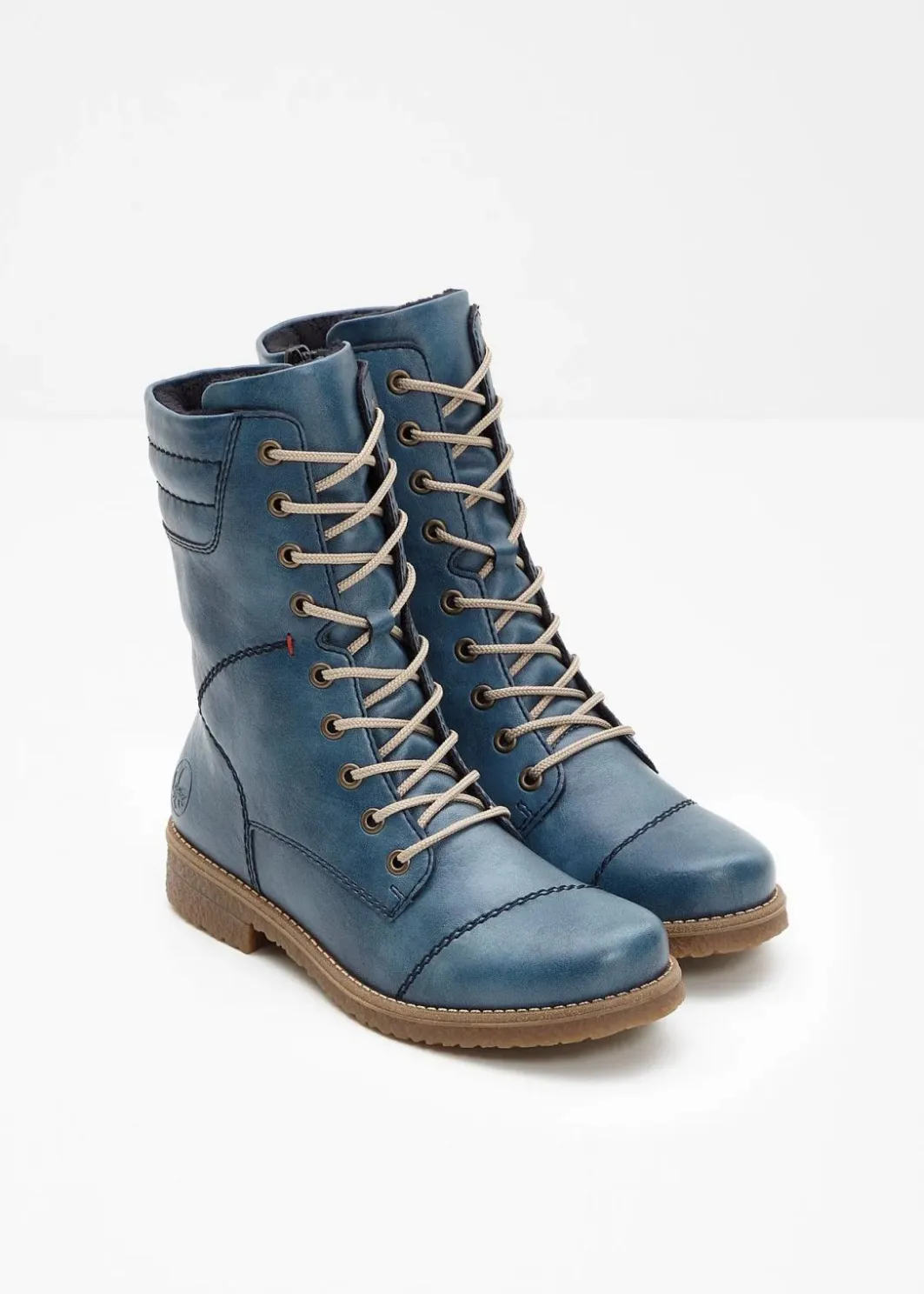 Damen Rieker High Heels|Komfortschuhe|Schnür Boot