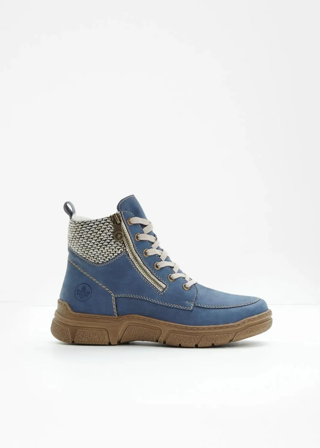 Schnür Boot Damen High Heels|Komfortschuhe