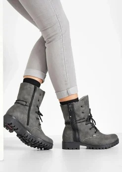 Damen Rieker High Heels|Stiefel|Schnürstiefel