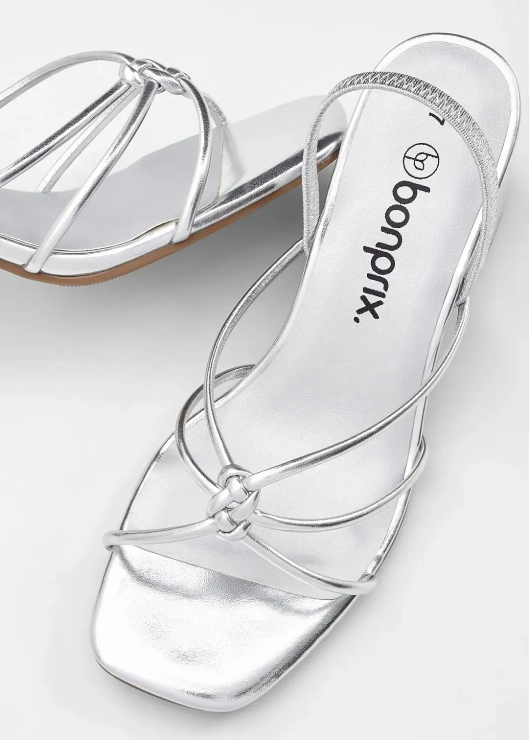 Damen bonprix Festliche Mode|Sommerschuhe|Riemchensandaletten mit Blockabsatz