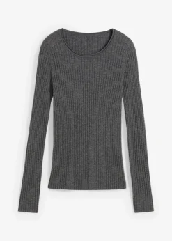 Best Rippenpullover aus Merinowolle Damen Bekleidung·Umstandsmode|Premium