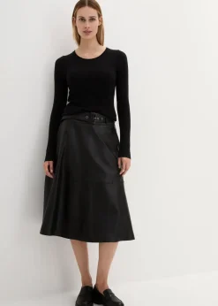 Damen bonprix Bekleidung·Umstandsmode|Premium|Rippenpullover aus Merinowolle
