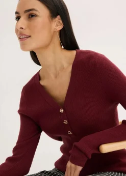 Damen bonprix Bekleidung·Umstandsmode|Bekleidung·Jeans|Rippenpullover mit Viskose