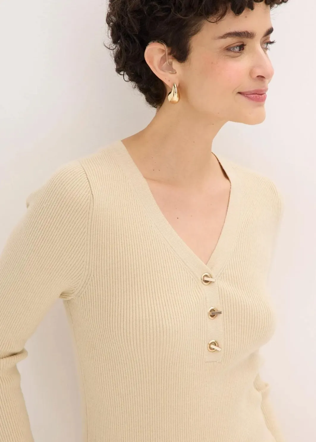 Hot Rippenpullover mit Viskose Damen Pullover & Strickjacken|Strickmode