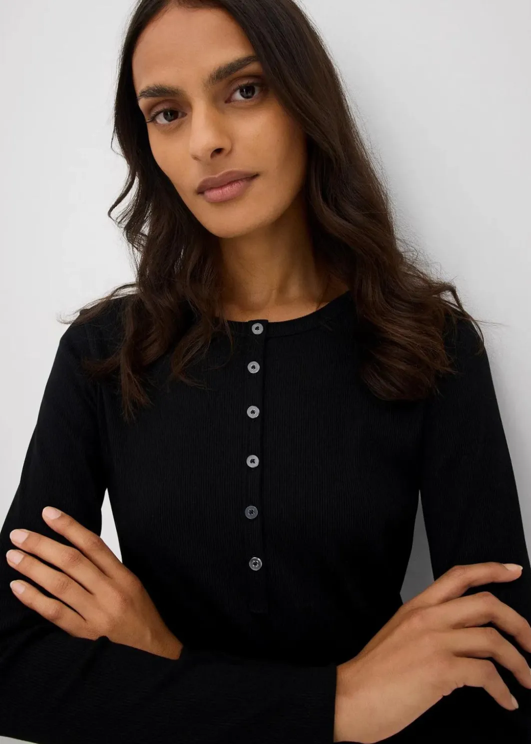 Best Rippkleid aus elastischem Baumwoll-Mix Damen Kleider|Nachhaltigere Materialien