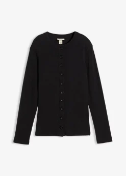 Outlet Ripp-Langarmshirt aus reiner Baumwolle Damen Bekleidung·Röcke|Basics