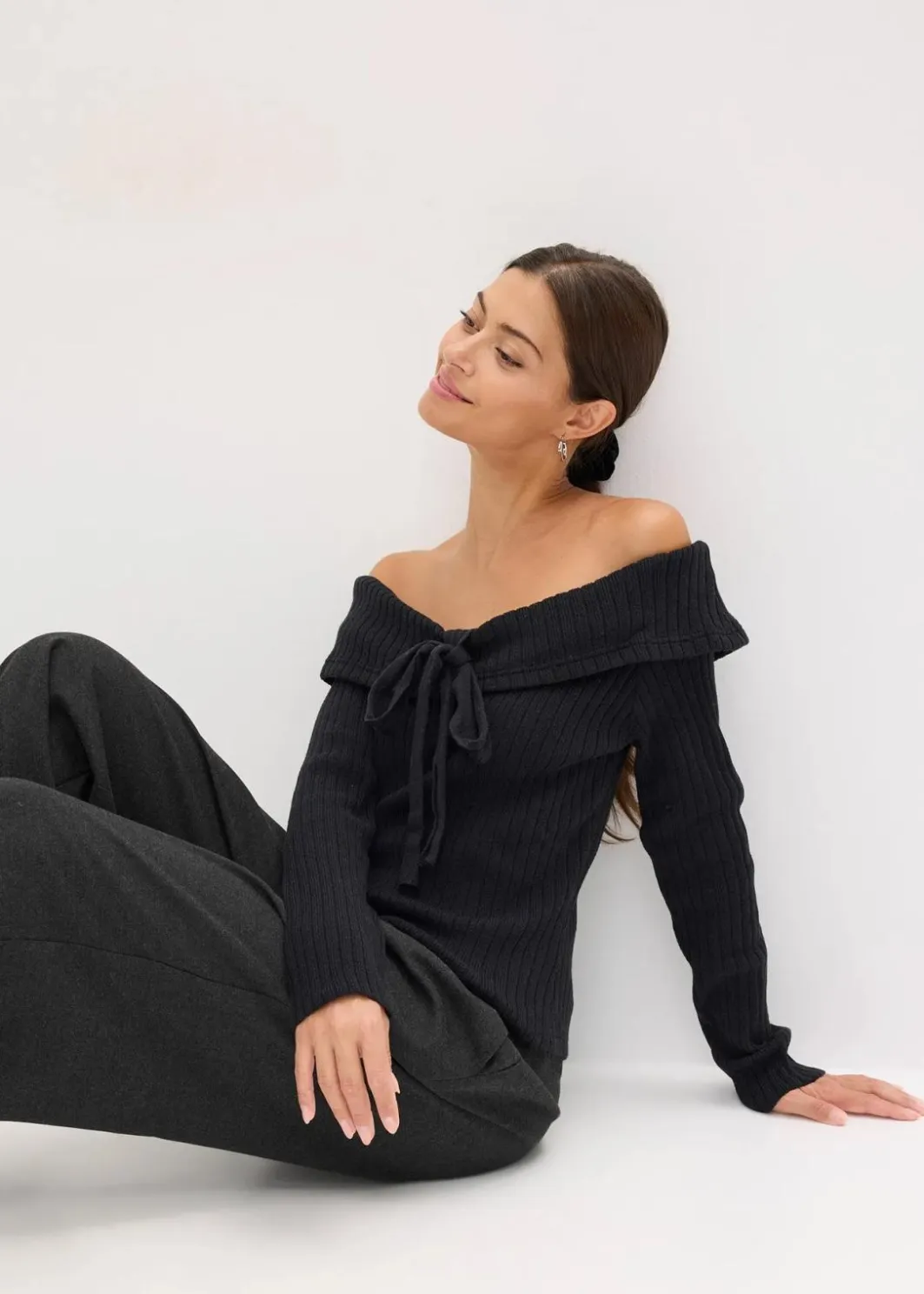 Damen bonprix Bekleidung·Umstandsmode|Bekleidung·Jeans|Ripp-Pullover