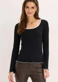 Damen bonprix Shirts & Tops|Ripp-Shirt
