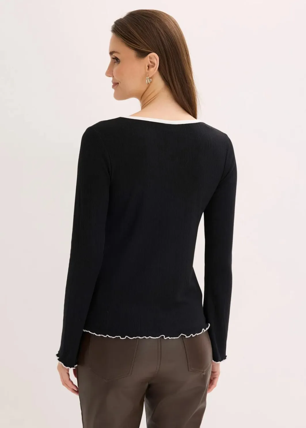 Damen bonprix Shirts & Tops|Ripp-Shirt