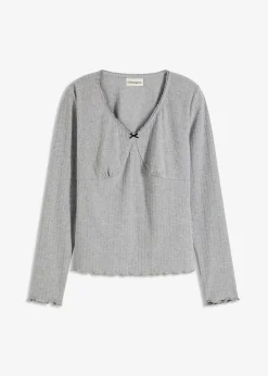 Damen bonprix Shirts & Tops|Rippshirt