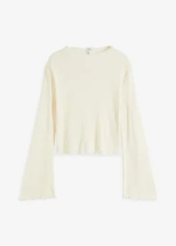 Damen bonprix Shirts & Tops|Rippshirt aus reiner Baumwolle