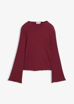 Damen bonprix Shirts & Tops|Rippshirt aus reiner Baumwolle
