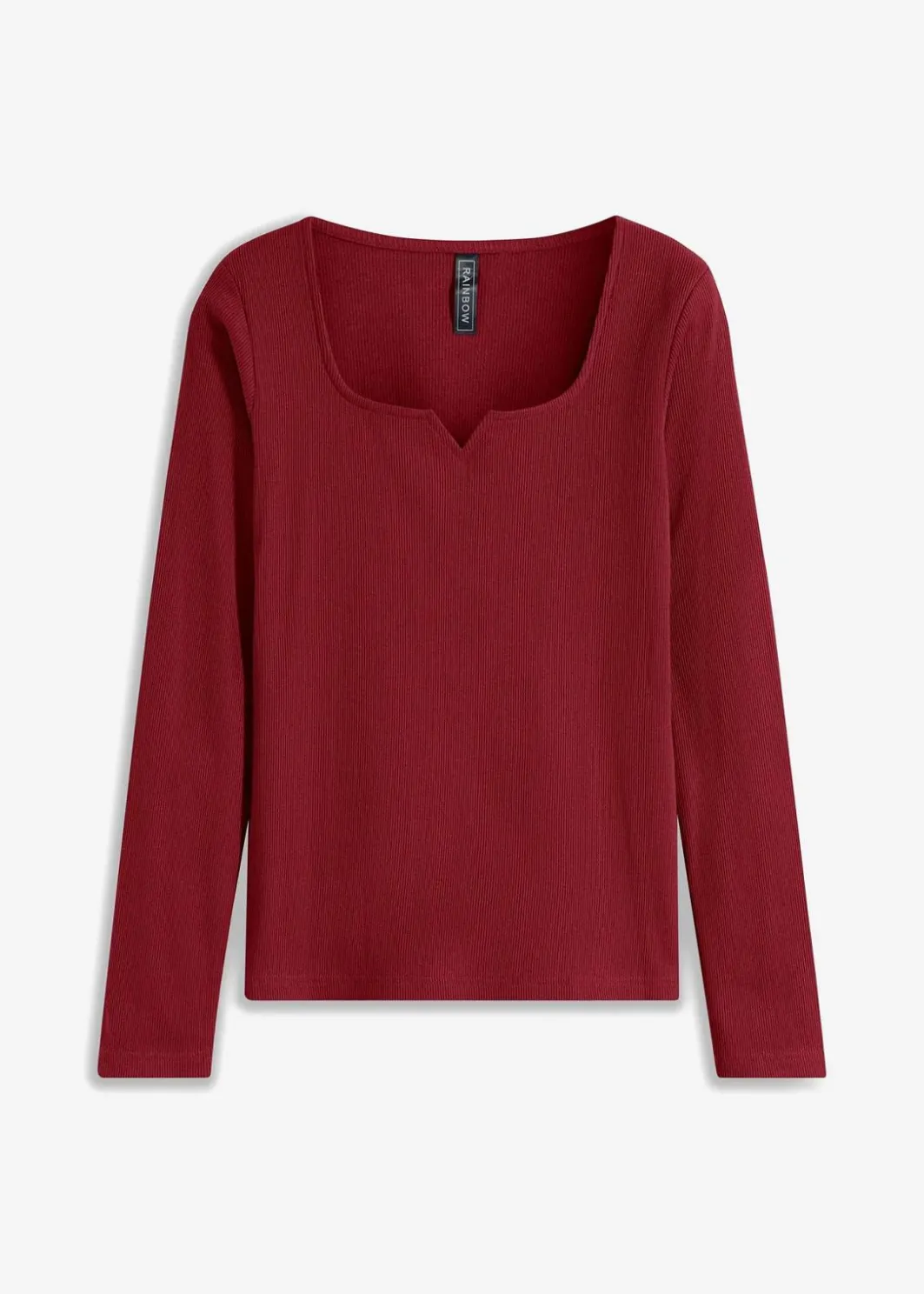 Online Rippshirt aus reiner Bio-Baumwolle Damen Nachhaltigere Materialien