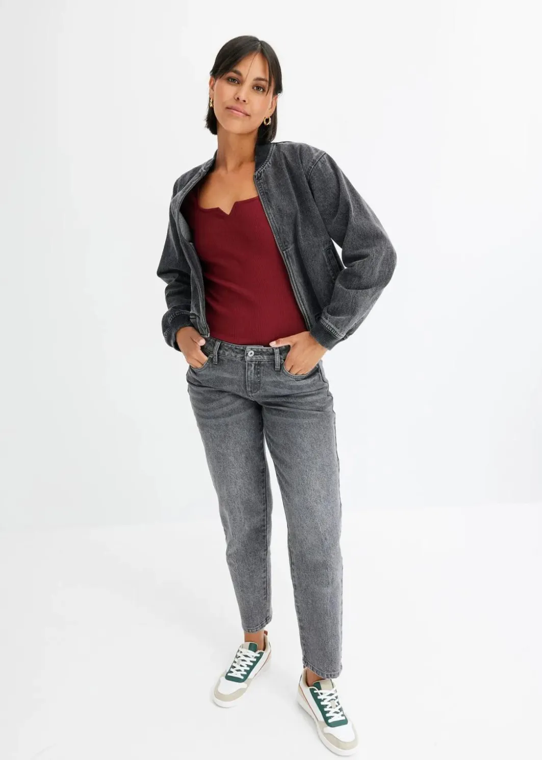 Online Rippshirt aus reiner Bio-Baumwolle Damen Nachhaltigere Materialien