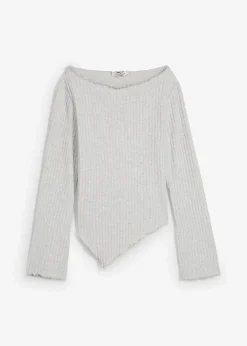 Rippshirt aus softem Viskose-Mix Damen Shirts & Tops