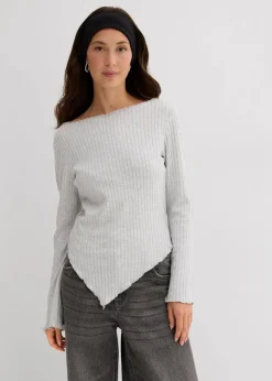 Rippshirt aus softem Viskose-Mix Damen Shirts & Tops