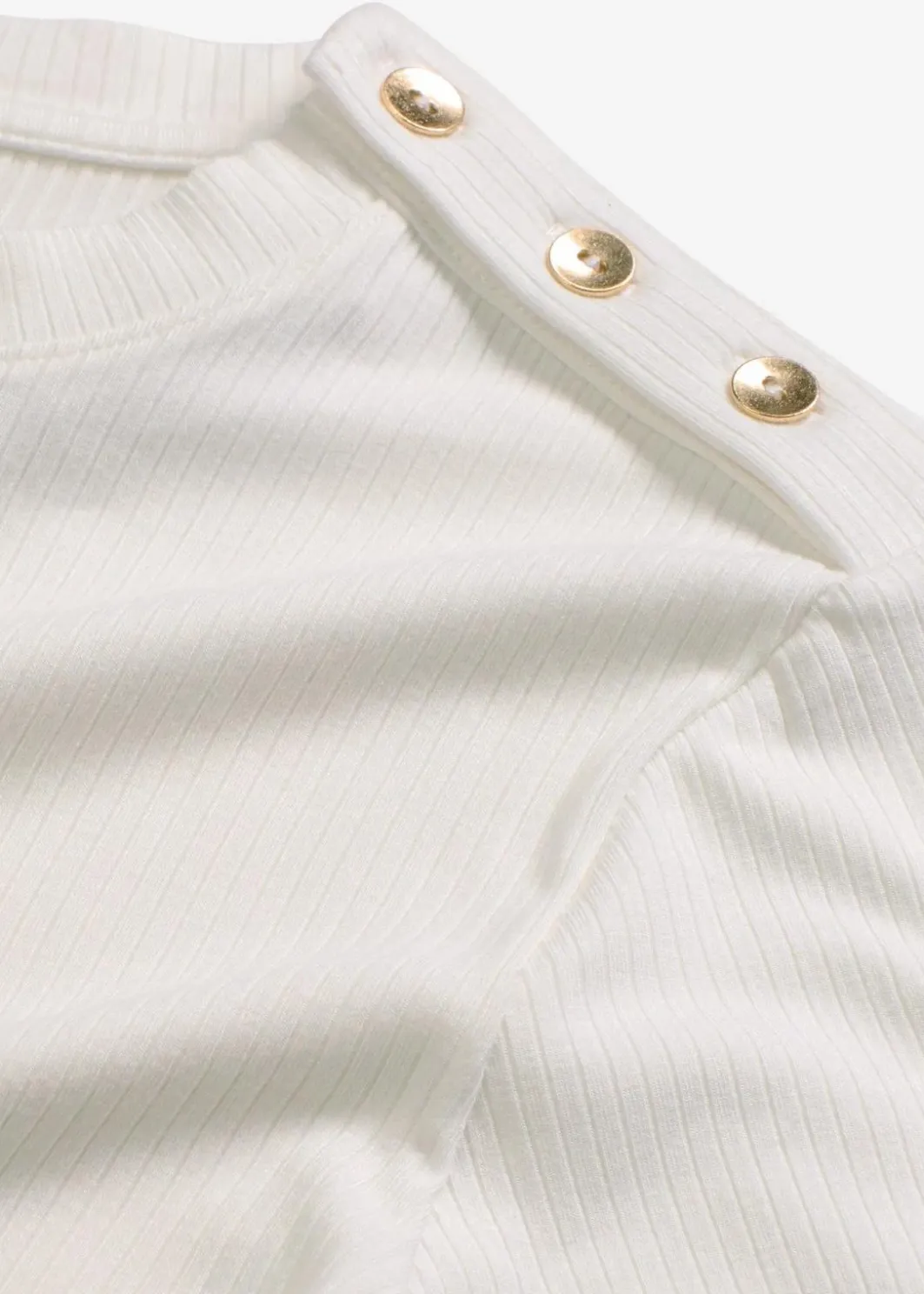 Damen bonprix Shirts & Tops|Rippshirt aus softem Viskose-Mix